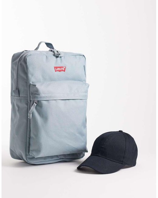 Levi's Blue L-pack Standard Backpack for men
