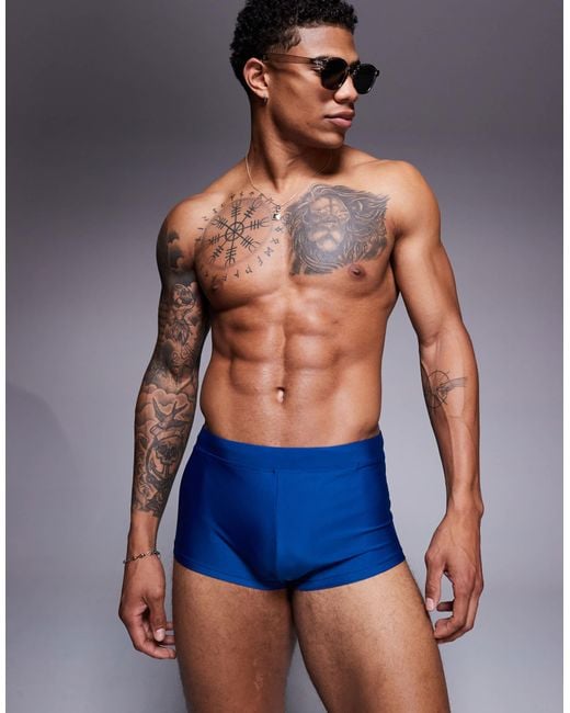 ASOS Blue Stretch Trunks for men