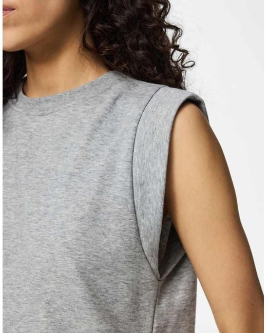 Pieces Gray Top