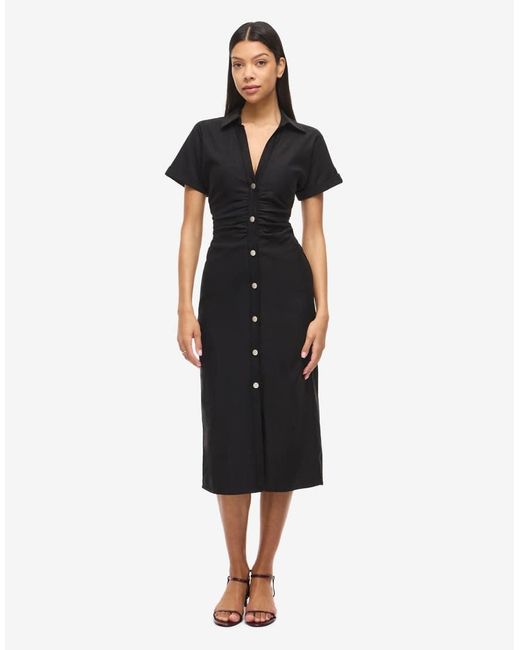 Noisy May Black Fitted Midi Dress