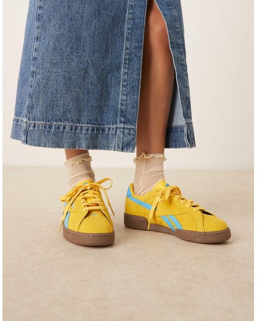 Reebok Women's Blue Club C Grounds Uk Sneakers