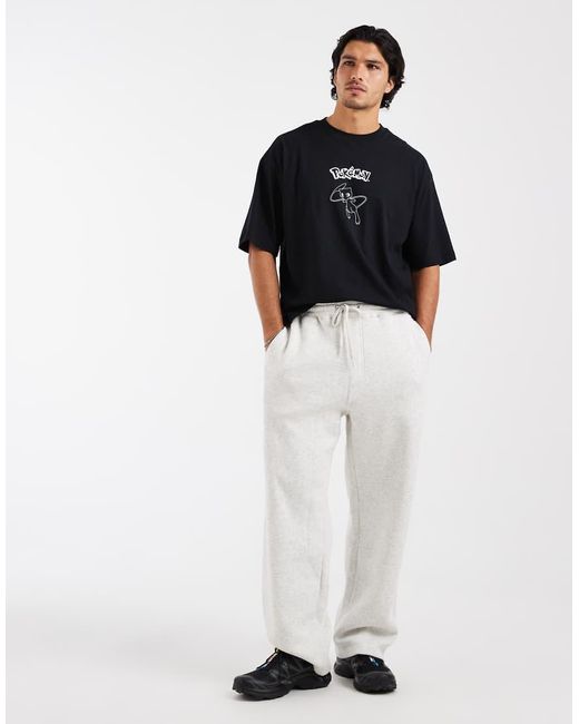 ASOS Blue Oversized T-shirt With Pokemon Mewtwo Print for men