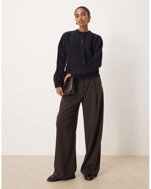 Mango Black Chunky Cardigan