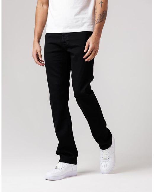 French Connection White Cotton Straight Leg Stretch Denim Jeans for men