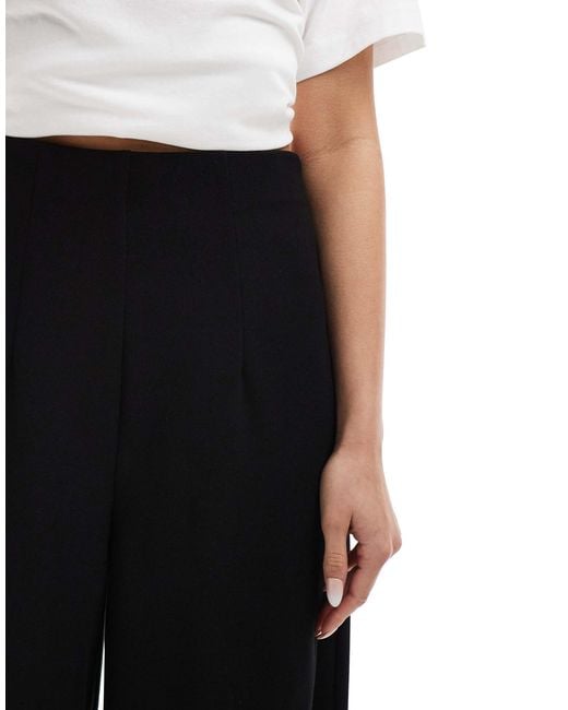 Vero Moda Black – hose aus jersey-krepp