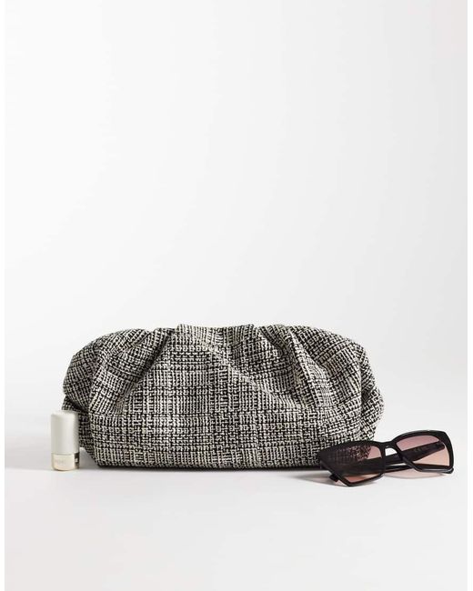 ASOS Gray Cloud Clutch