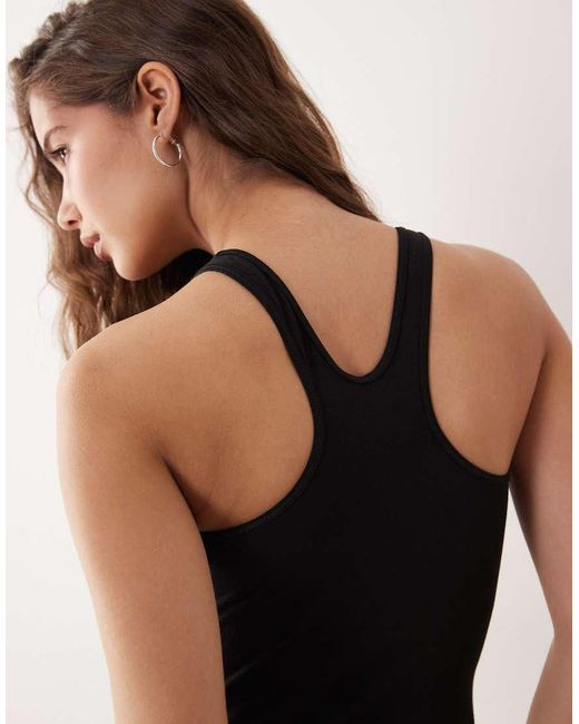 ARKET Black 4 Way Stretch Active Bodysuit