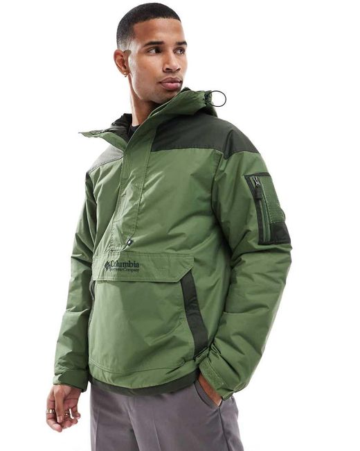 Columbia Green Challenger Insulated Pullover for men