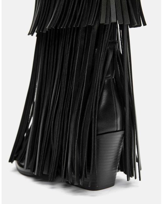 Pull&Bear Black – stiefel