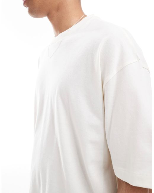 ASOS White Essential 2 Pack Oversized T-shirts for men