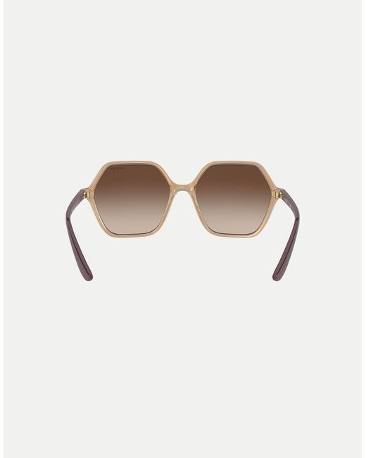 Vogue Brown Eyewear Vo5361S Rectangle Sunglasses With Lens