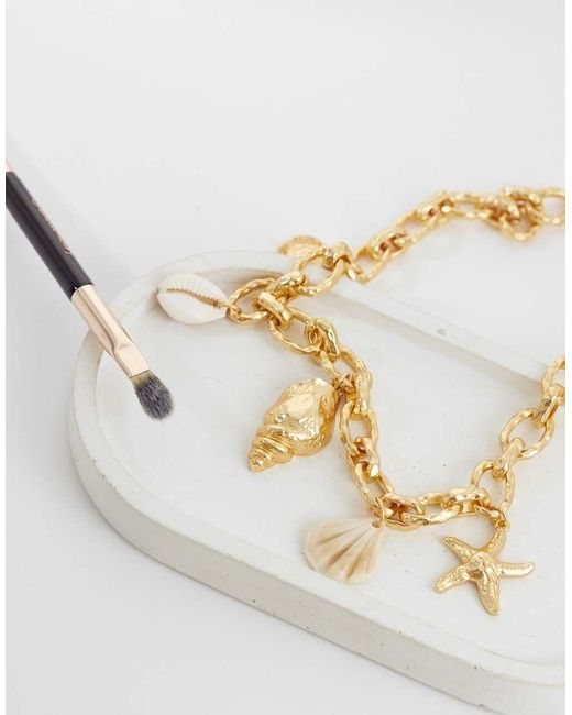 Mango Metallic Summer Charms Necklace