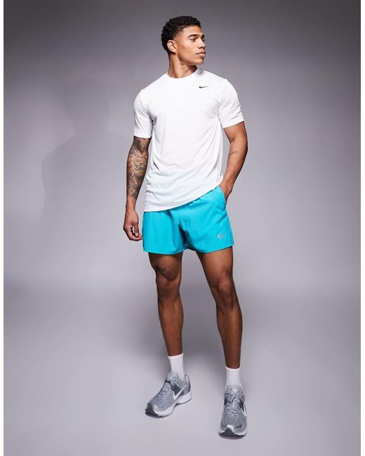 Nike Blue Challenger Dri-fit 5 Inch Shorts for men