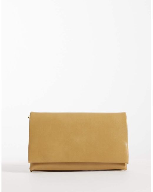 Borsa A Tracolla Color Cuoio di Mango in Natural