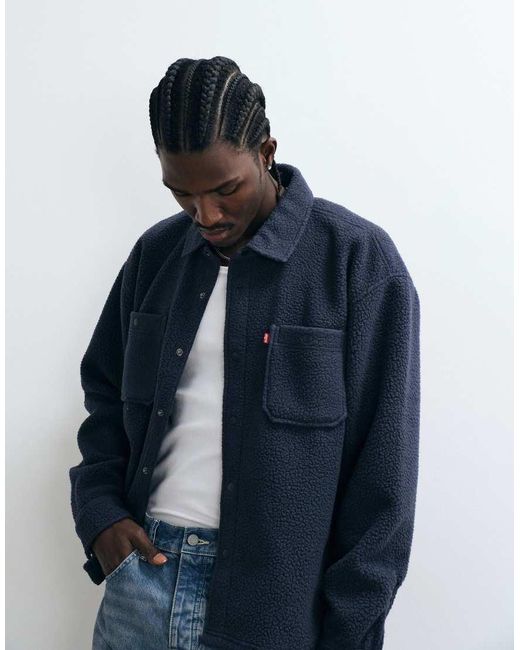Levi's Borg Overhemd in het Blue voor heren