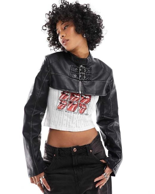 Bershka cropped jacke hot sale