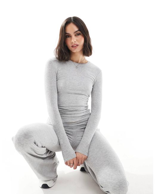 South Beach Gray – langärmliges oberteil