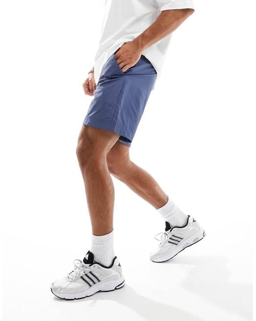 adidas Originals Woven Chino Shorts in Blue for Men Lyst UK