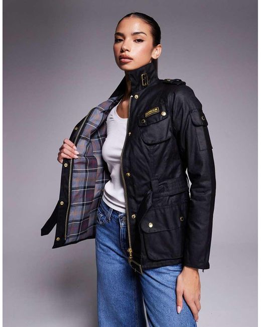 Belted di Barbour in Blue