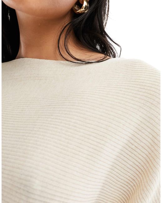 Jdy Natural – gerippter pullover
