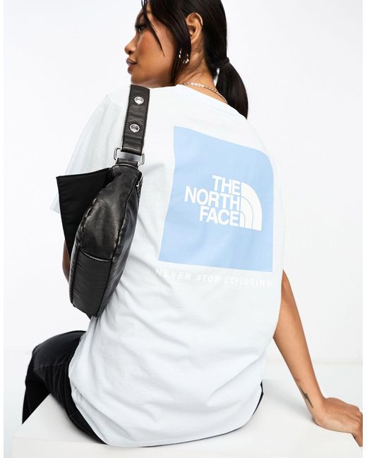 The North Face White Nse Box Back Print T-shirt