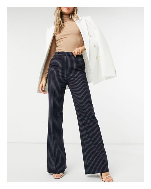 & Other Stories Blue Co-ord Pinstripe Flare Pants