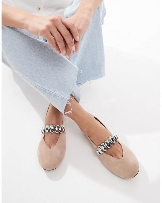 ALDO Gray – figgis – mary-jane-schuhe aus wildleder