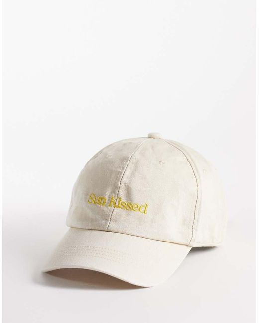 South Beach Natural Sun Kissed Slogan Cap