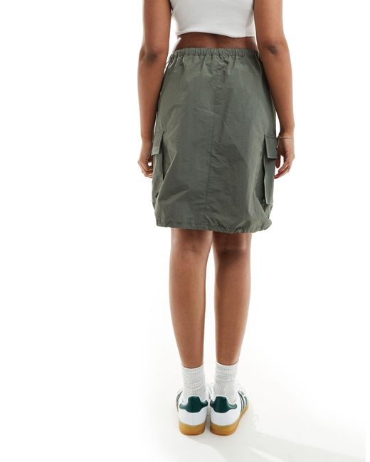 Sixth June Green Cargo Mid Legnth Skirt