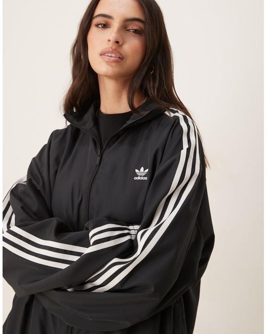 Adidas Originals Black Firebird – oversize-trainingsjacke