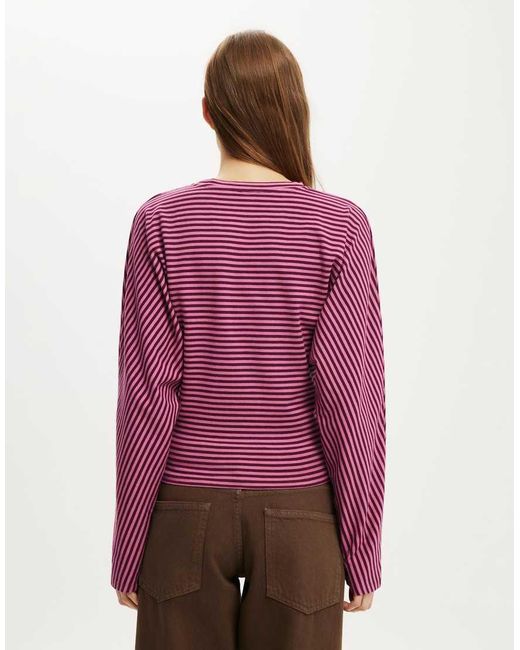 Cotton On Purple Blair Batwing Long Sleeve