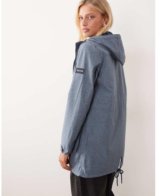 Regatta Blue Waterproof Norana Hooded Jacket