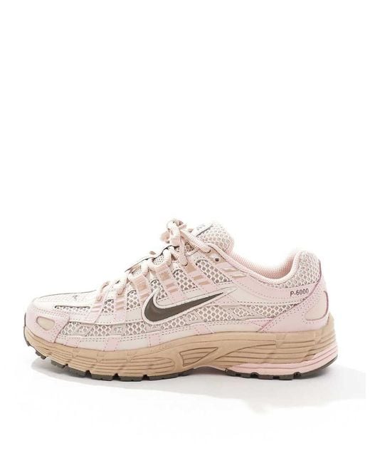 Nike Pink P-6000 Trainers