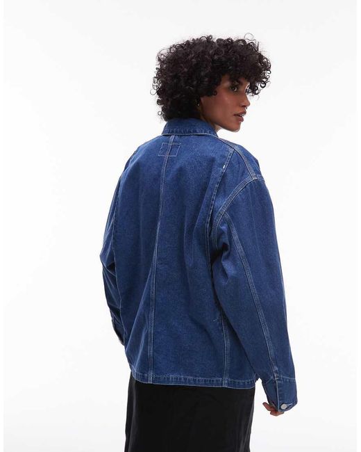 Carhartt Blue Og Michigan Denim Jacket