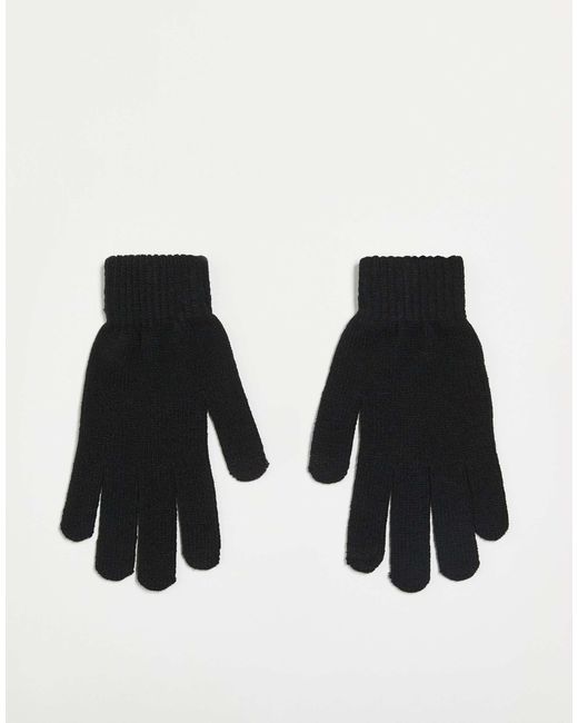 Jack & Jones – e strickhandschuhe in Black für Herren