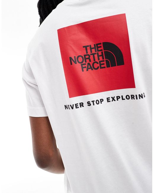 Red box - t-shirt à imprimé The North Face en coloris White