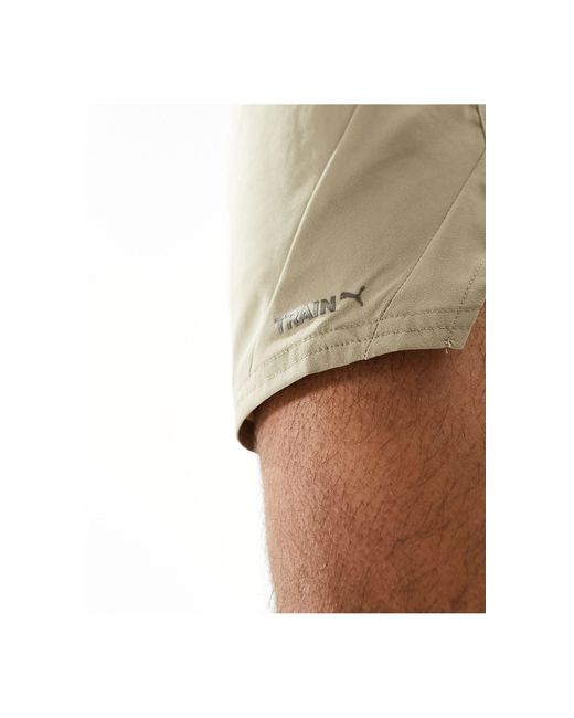 PUMA Brown Training Woven Shorts for men