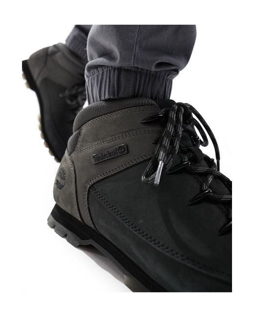 Timberland Black Euro Sprint Hiker Boots for men