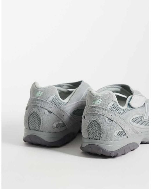 New Balance Gray 204v Mary Jane Trainers