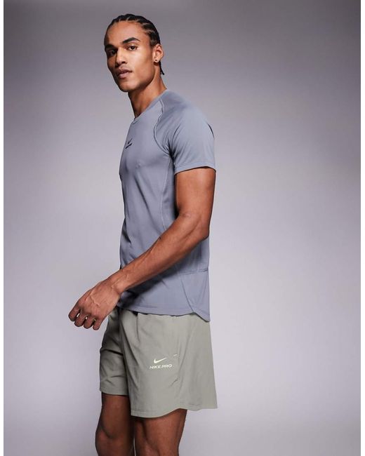 Nike Gray Nike Pro Training Dri-fit 6-inch Shorts for men
