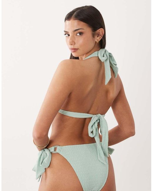 South Beach Blue Halterneck Bikini Top
