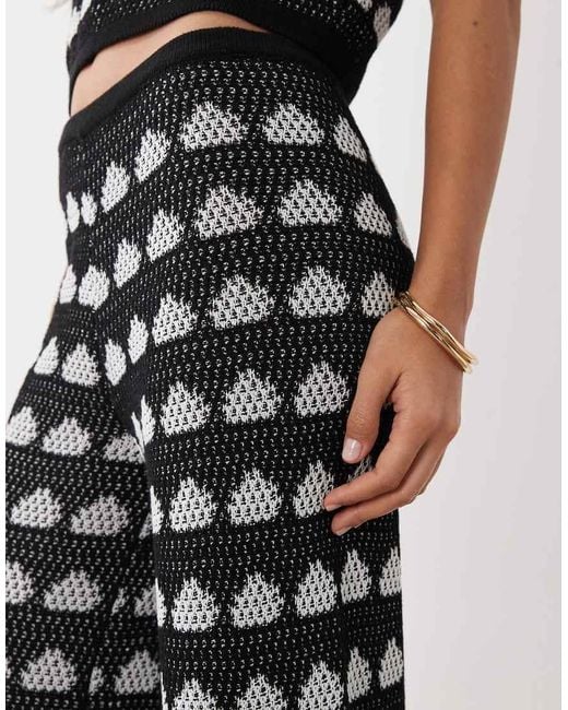 ASOS White Crochet Knit Beach Pants