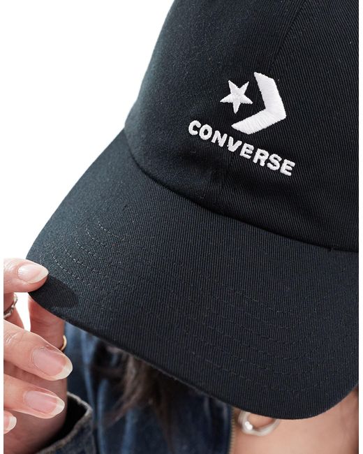 Graphic tipoff - cappellino con visiera con grafica di Converse in Blue