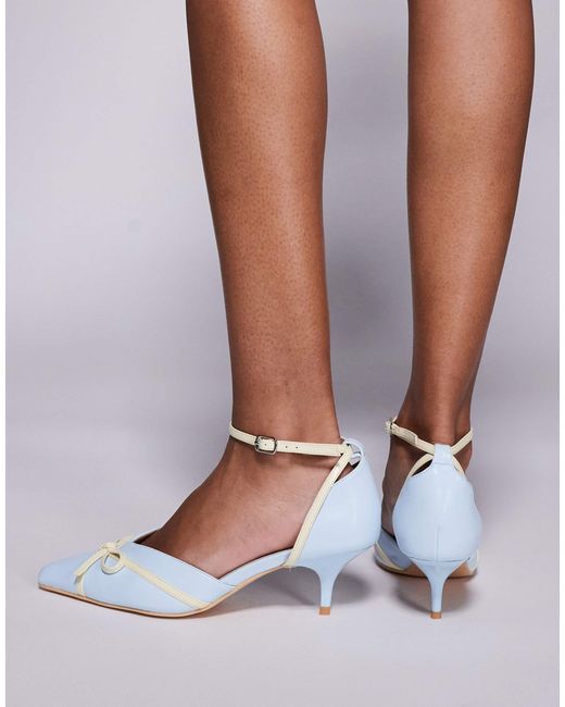 Public Desire Brown – goldberg – spitze mules