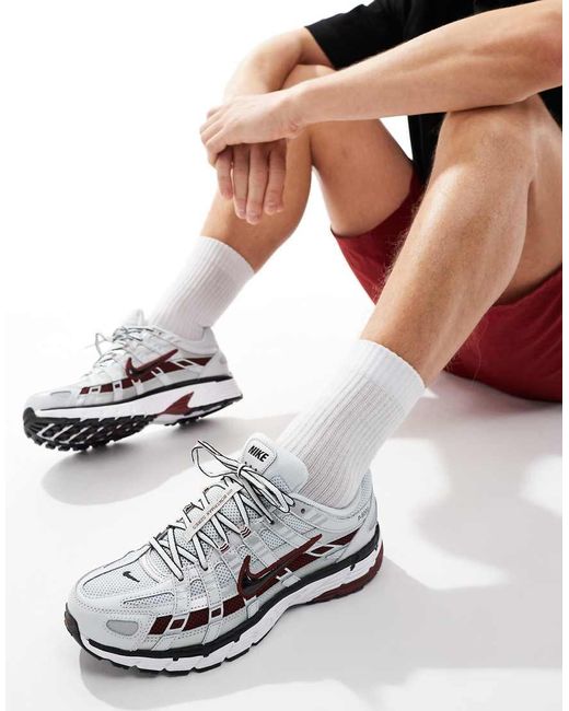 Zapatillas De Deporte Blancas Y Burdeos P-6000 De Nike de hombre de color  Gris | Lyst