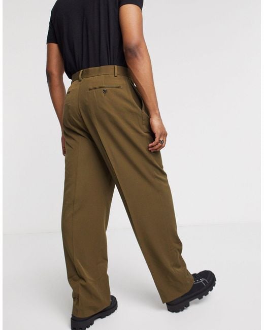 ASOS Smart High Waisted Pants for Men - Lyst