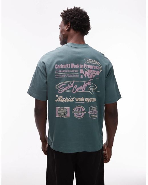 Carhartt Blue Networks T-Shirt for men