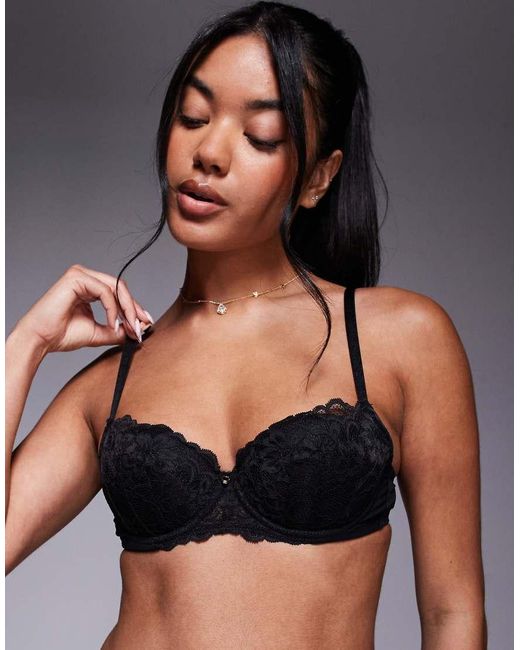Ann Summers Black 2 Pack Sexy Lace Balcony Bras