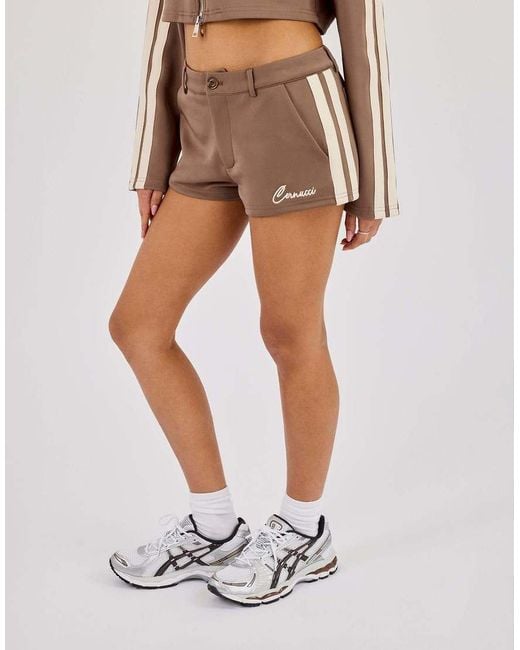CERNUCCI White Taping Micro Shorts