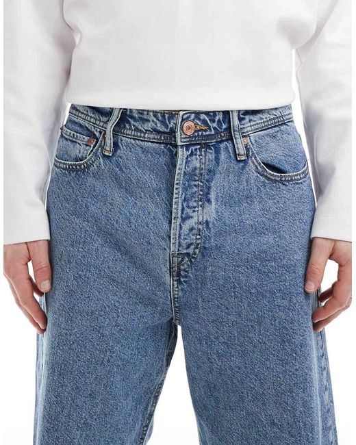 Jack & Jones Blue Alex Baggy Jeans for men